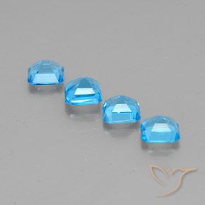 Shop natural 8.31ct Bleu Suisse Topaze gems, Octogone / coupe Émeraude, from Brésil at GemSelect. In stock, global shipping!