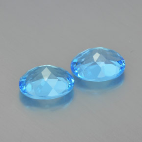 Achetez naturel 4,84ct bleue topaze gems, coupe ovale, en provenance brésil chez gemselect. en stock, livraison internationale!