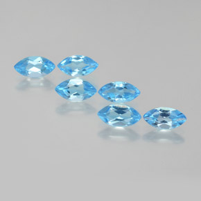 Achetez naturel 2,57ct bleue topaze gems, marquise, en provenance brésil chez gemselect. en stock, livraison internationale!