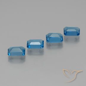 Shop natural 7.49ct Bleu Suisse Topaze gems, Octogone / coupe Émeraude, from Brésil at GemSelect. In stock, global shipping!