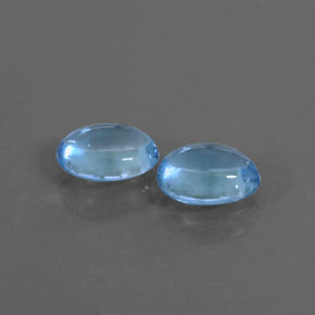 Achetez naturel 1,59ct bleue topaze gems, coupe ovale, en provenance brésil chez gemselect. en stock, livraison internationale!