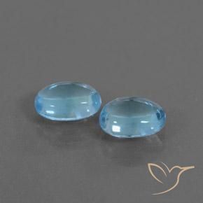 Shop natural 1.87ct Bleu Suisse Topaze gems, ovale, from Brésil at GemSelect. In stock, global shipping!