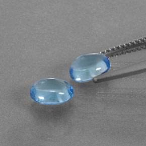 Achetez naturel 2,05ct bleue topaze gems, coupe ovale, en provenance brésil chez gemselect. en stock, livraison internationale!