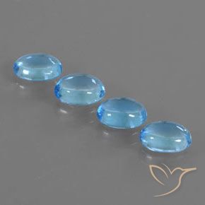Shop natural 4.05ct Bleu Suisse Topaze gems, ovale, from Brésil at GemSelect. In stock, global shipping!