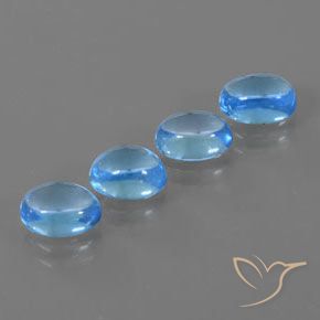Shop natural 5.38ct Bleu Suisse Topaze gems, ovale, from Brésil at GemSelect. In stock, global shipping!