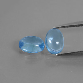 Achetez naturel 2.32ct Bleu Suisse Topaze gems, Coupe ovale, En provenance Brésil chez GemSelect. En stock, livraison internationale!
