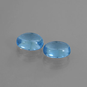 Achetez naturel 2.32ct Bleu Suisse Topaze gems, Coupe ovale, En provenance Brésil chez GemSelect. En stock, livraison internationale!