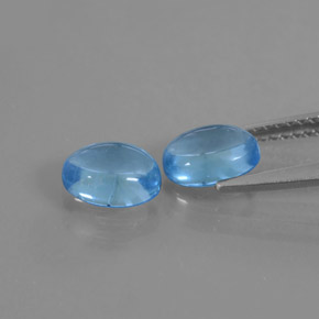 Achetez naturel 2.32ct Bleu Suisse Topaze gems, Coupe ovale, En provenance Brésil chez GemSelect. En stock, livraison internationale!