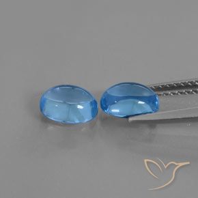 Shop natural 2.12ct Bleu Suisse Topaze gems, ovale, from Brésil at GemSelect. In stock, global shipping!
