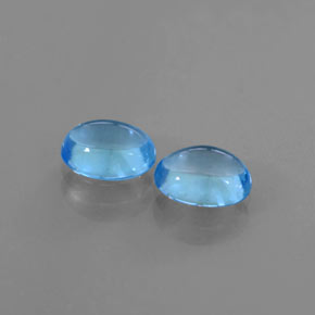 Achetez naturel 2,12ct bleue topaze gems, coupe ovale, en provenance brésil chez gemselect. en stock, livraison internationale!