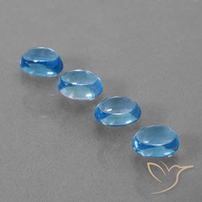 Shop natural 5.07ct Bleu Suisse Topaze gems, ovale, from Brésil at GemSelect. In stock, global shipping!