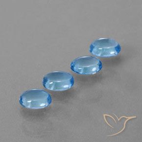 Shop natural 3.94ct Bleu Suisse Topaze gems, ovale, from Brésil at GemSelect. In stock, global shipping!