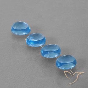 Shop natural 5.64ct Bleu Suisse Topaze gems, ovale, from Brésil at GemSelect. In stock, global shipping!