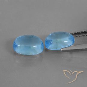 Shop natural 2.26ct Bleu Suisse Topaze gems, ovale, from Brésil at GemSelect. In stock, global shipping!