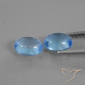 Shop natural 2.10ct Bleu Suisse Topaze gems, ovale, from Brésil at GemSelect. In stock, global shipping!