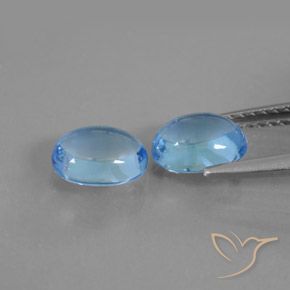 Shop natural 2.12ct Bleu Suisse Topaze gems, ovale, from Brésil at GemSelect. In stock, global shipping!