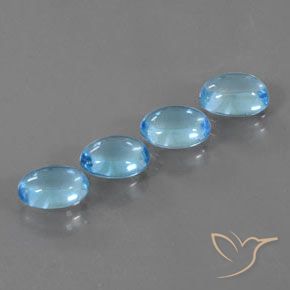 Shop natural 3.93ct Bleu Suisse Topaze gems, ovale, from Brésil at GemSelect. In stock, global shipping!