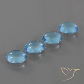 Shop natural 4.12ct Bleu Suisse Topaze gems, ovale, from Brésil at GemSelect. In stock, global shipping!