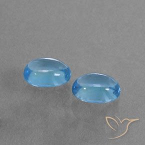 Shop natural 2.30ct Bleu Suisse Topaze gems, ovale, from Brésil at GemSelect. In stock, global shipping!