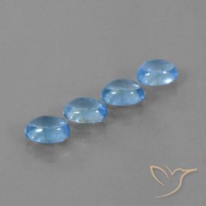 Shop natural 4.19ct Bleu Suisse Topaze gems, ovale, from Brésil at GemSelect. In stock, global shipping!