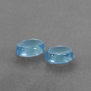 Achetez naturel 2,50ct bleue topaze gems, coupe ovale, en provenance brésil chez gemselect. en stock, livraison internationale!