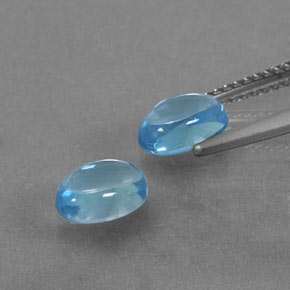 Achetez naturel 2,50ct bleue topaze gems, coupe ovale, en provenance brésil chez gemselect. en stock, livraison internationale!