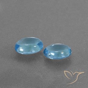 Achetez naturel 1,89ct bleu suisse topaze gems, coupe ovale, en provenance brésil chez gemselect. en stock, livraison internationale!