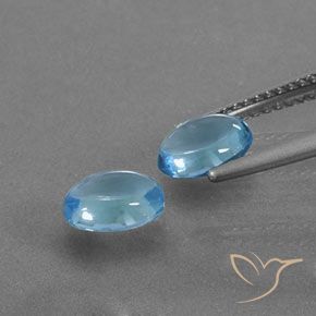 Achetez naturel 1,89ct bleu suisse topaze gems, coupe ovale, en provenance brésil chez gemselect. en stock, livraison internationale!