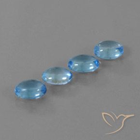 Shop natural 3.95ct Bleu Suisse Topaze gems, ovale, from Brésil at GemSelect. In stock, global shipping!