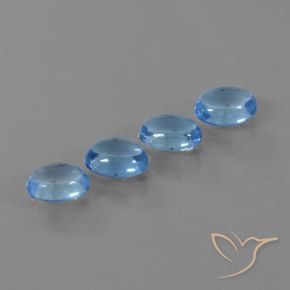 Shop natural 4.39ct Bleu Suisse Topaze gems, ovale, from Brésil at GemSelect. In stock, global shipping!