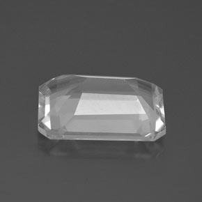 Topaze Blanc naturelle Taille émeraude, 7.34 ct, VS