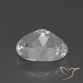 Topaze Blanc clair naturelle ovale, 4.62 ct, VVS-VS