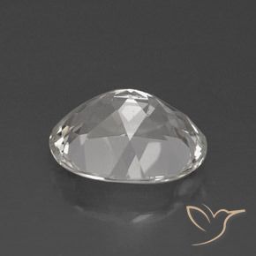Topaze Blanc clair naturelle ovale, 4.13 ct, VVS-VS