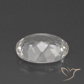 Topaze Blanc clair naturelle ovale, 4.00 ct, VVS-VS