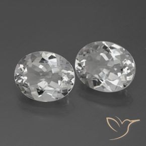 Shop natural 7.48ct Blanc Topaze gems, ovale, from Brésil at GemSelect. In stock, global shipping!