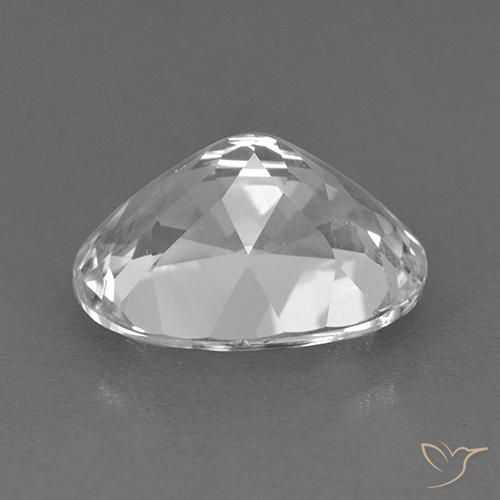 Topaze Blanc naturelle ovale, 4.30 ct, VVS-VS