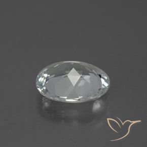 Topaze Blanc clair naturelle ovale, 3.70 ct, VS
