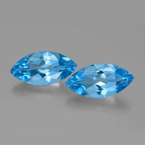 Achetez naturel 8.80ct Bleu Suisse Topaze gems, Marquise, En provenance Brésil chez GemSelect. En stock, livraison internationale!