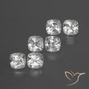 Shop natural 3.19ct Blanc Topaze gems, Coussin, from Brésil at GemSelect. In stock, global shipping!