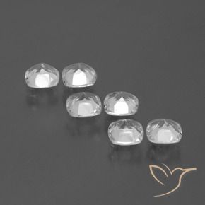 Shop natural 2.82ct Blanc clair Topaze gems, Coussin, from Brésil at GemSelect. In stock, global shipping!