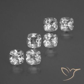 Shop natural 3.16ct Blanc clair Topaze gems, Coussin, from Brésil at GemSelect. In stock, global shipping!