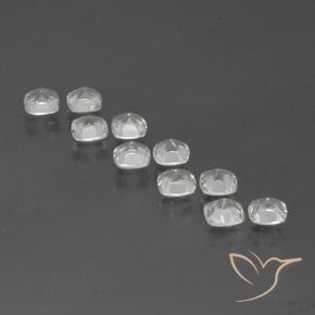 Shop natural 4.66ct Blanc Topaze gems, Coussin, from Brésil at GemSelect. In stock, global shipping!