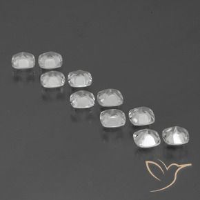 Shop natural 4.48ct Blanc clair Topaze gems, Coussin, from Brésil at GemSelect. In stock, global shipping!