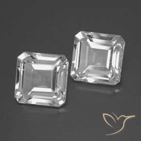Shop natural 6.11ct Blanc clair Topaze gems, Octogone / coupe Émeraude, from Brésil at GemSelect. In stock, global shipping!