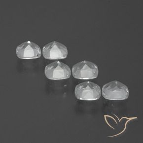 Shop natural 2.92ct Blanc clair Topaze gems, Coussin, from Brésil at GemSelect. In stock, global shipping!