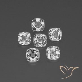 Shop natural 2.91ct Blanc Topaze gems, Coussin, from Brésil at GemSelect. In stock, global shipping!