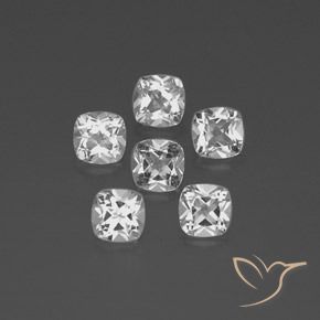 Shop natural 3.05ct Blanc Topaze gems, Coussin, from Brésil at GemSelect. In stock, global shipping!