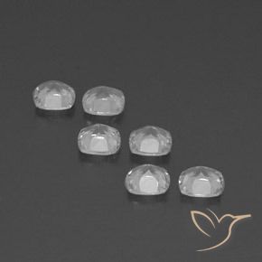 Shop natural 2.77ct Blanc clair Topaze gems, Coussin, from Brésil at GemSelect. In stock, global shipping!