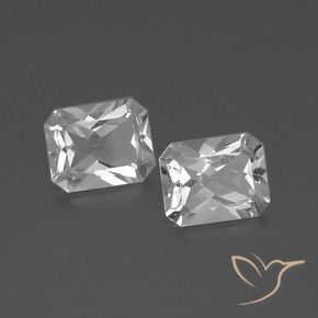 Shop natural 7.55ct Blanc Topaze gems, Octogone / coupe Émeraude, from Brésil at GemSelect. In stock, global shipping!