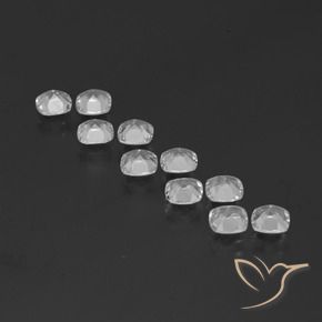 Shop natural 4.47ct Blanc clair Topaze gems, Coussin, from Brésil at GemSelect. In stock, global shipping!